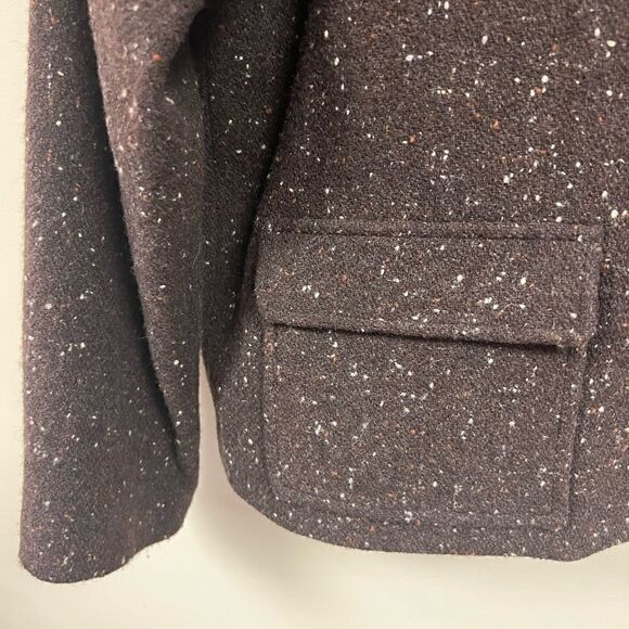 Chaus Sport wool blend brown heathered coat. Size 10 - Picture 4 of 6